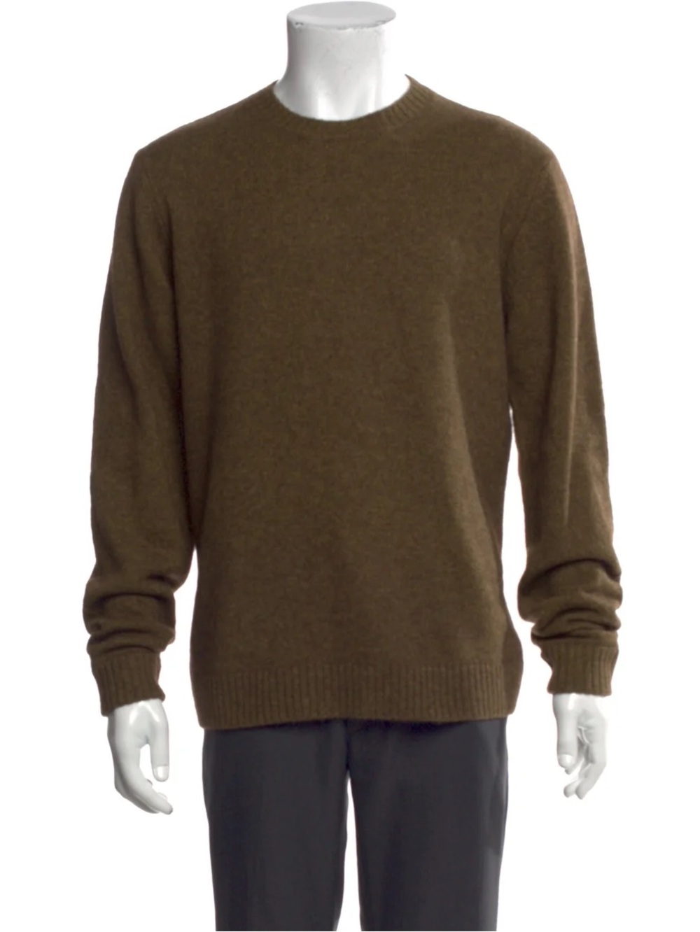 Taylor Stitch Baby Yak  Crewneck Sweater Brown Size 46 XXL